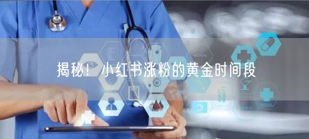揭秘！小红书涨粉的黄金时间段